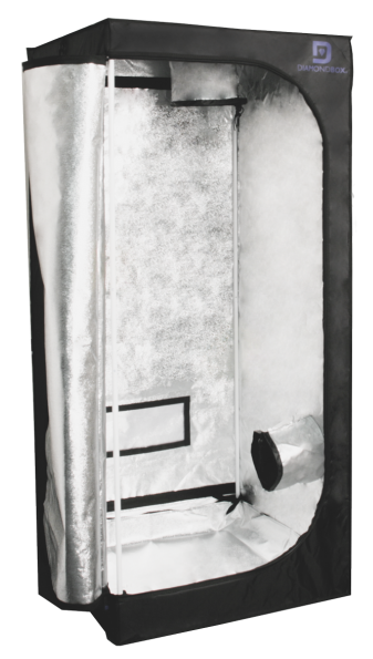 DiamondBox Zimmer-Gewächshaus Silver Line SL80 80x80x180cm